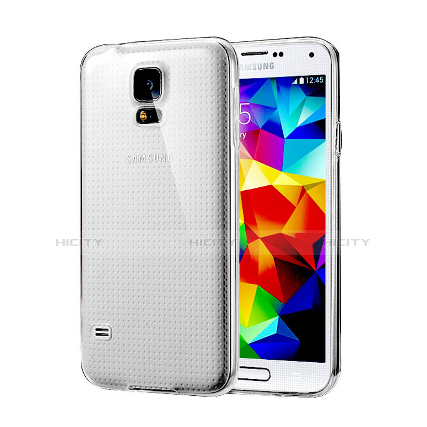 Silikon Hülle Handyhülle Ultra Dünn Schutzhülle Durchsichtig Transparent für Samsung Galaxy S5 Duos Plus Klar