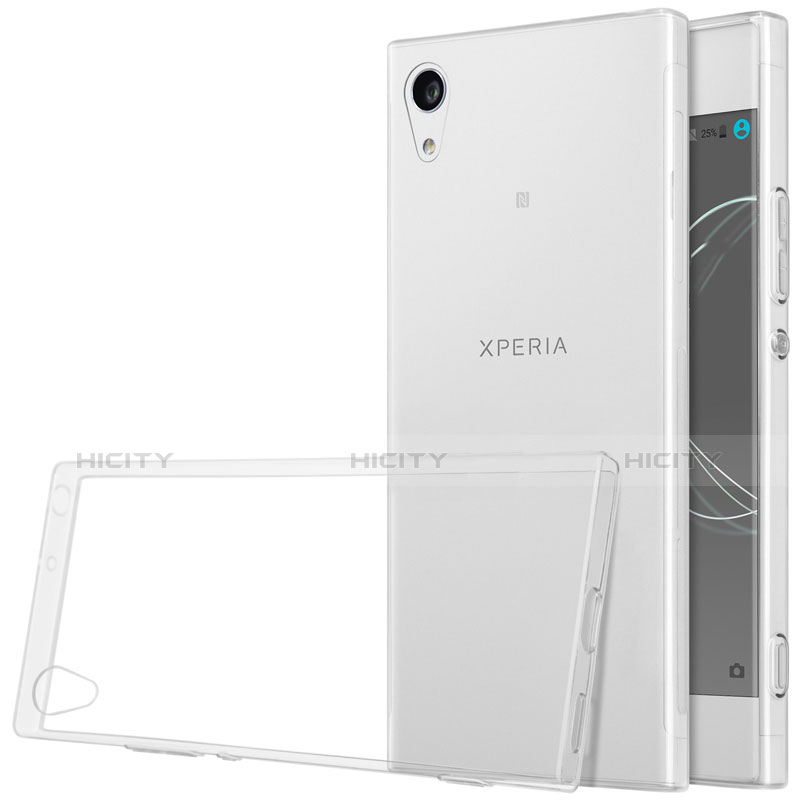 Silikon Hülle Handyhülle Ultra Dünn Schutzhülle Durchsichtig Transparent für Sony Xperia XA1 Ultra Klar Plus