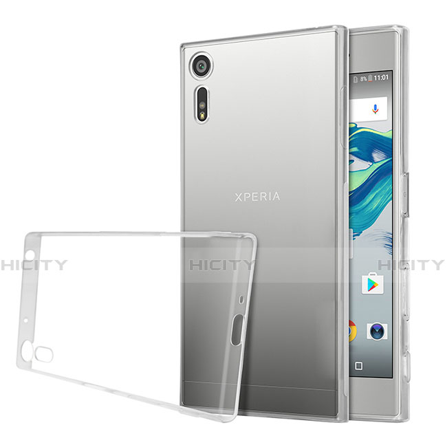 Silikon Hülle Handyhülle Ultra Dünn Schutzhülle Durchsichtig Transparent für Sony Xperia XZs Klar Plus