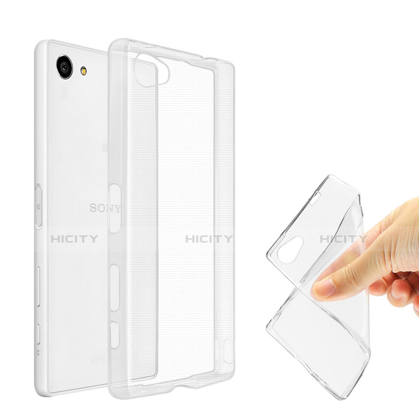 Silikon Hülle Handyhülle Ultra Dünn Schutzhülle Durchsichtig Transparent für Sony Xperia Z5 Compact Klar groß