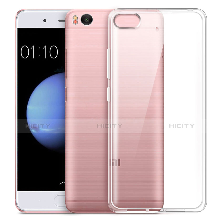 Silikon Hülle Handyhülle Ultra Dünn Schutzhülle Durchsichtig Transparent für Xiaomi Mi 5S Weiß Plus