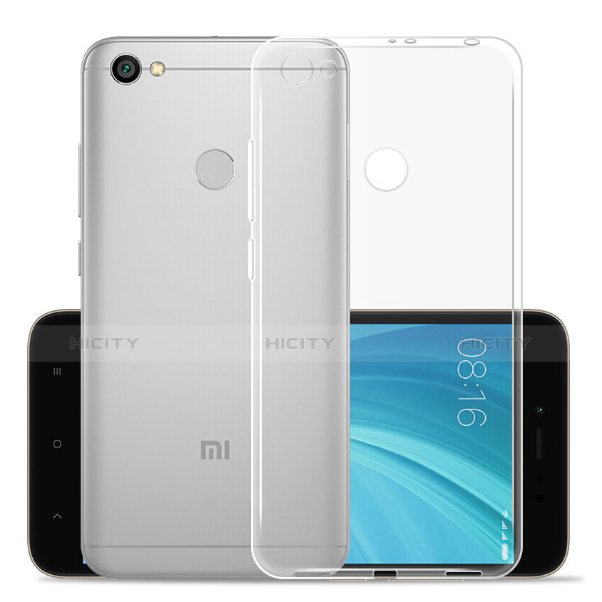 Silikon Hülle Handyhülle Ultra Dünn Schutzhülle Durchsichtig Transparent für Xiaomi Redmi Note 5A High Edition Klar groß