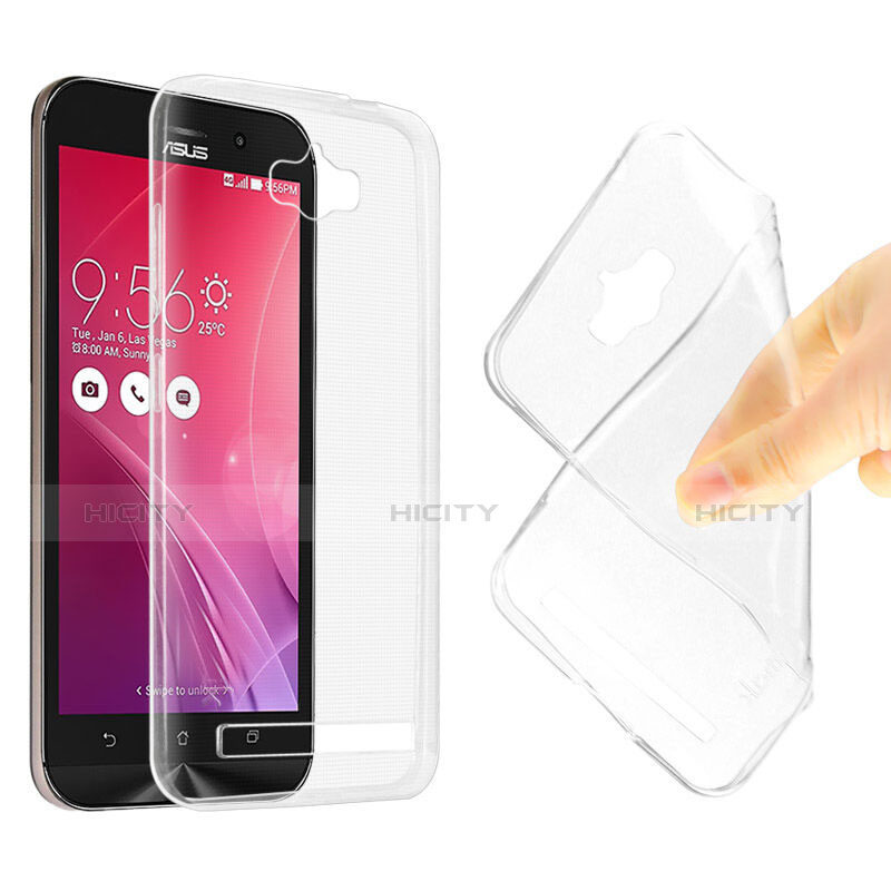 Silikon Hülle Handyhülle Ultra Dünn Schutzhülle Durchsichtig Transparent Gel für Asus Zenfone Max ZC550KL Klar