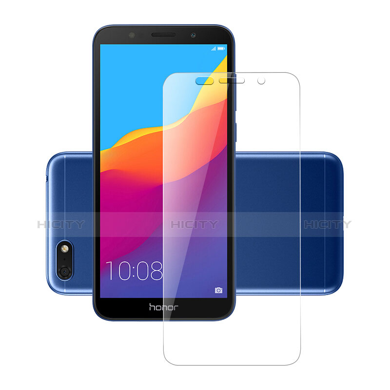 Silikon Hülle Handyhülle Ultra Dünn Schutzhülle Durchsichtig Transparent mit Schutzfolie für Huawei Y5 (2018) Klar groß