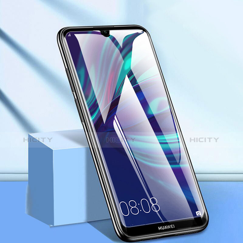Silikon Hülle Handyhülle Ultra Dünn Schutzhülle Durchsichtig Transparent mit Schutzfolie für Huawei Y7 Pro (2019) Klar groß