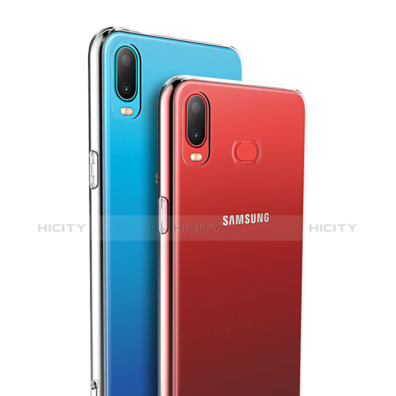 Silikon Hülle Handyhülle Ultra Dünn Schutzhülle Durchsichtig Transparent mit Schutzfolie für Samsung Galaxy A6s Klar groß