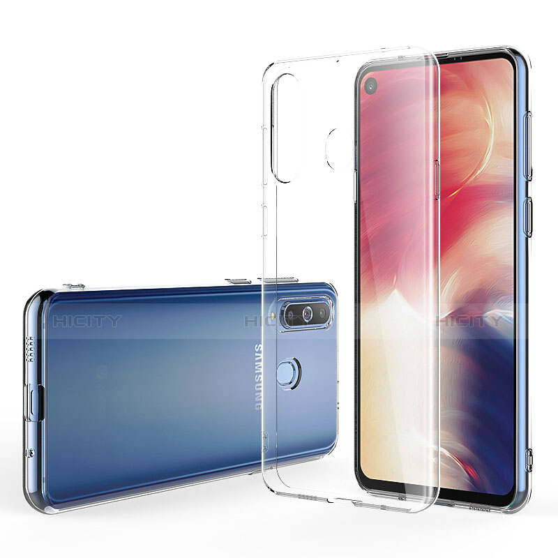 Silikon Hülle Handyhülle Ultra Dünn Schutzhülle Durchsichtig Transparent mit Schutzfolie für Samsung Galaxy A8s SM-G8870 Klar groß