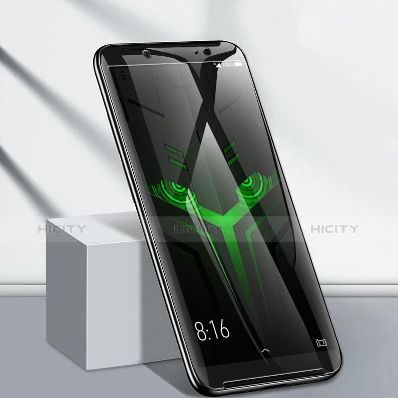 Silikon Hülle Handyhülle Ultra Dünn Schutzhülle Durchsichtig Transparent mit Schutzfolie für Xiaomi Black Shark Helo Klar groß