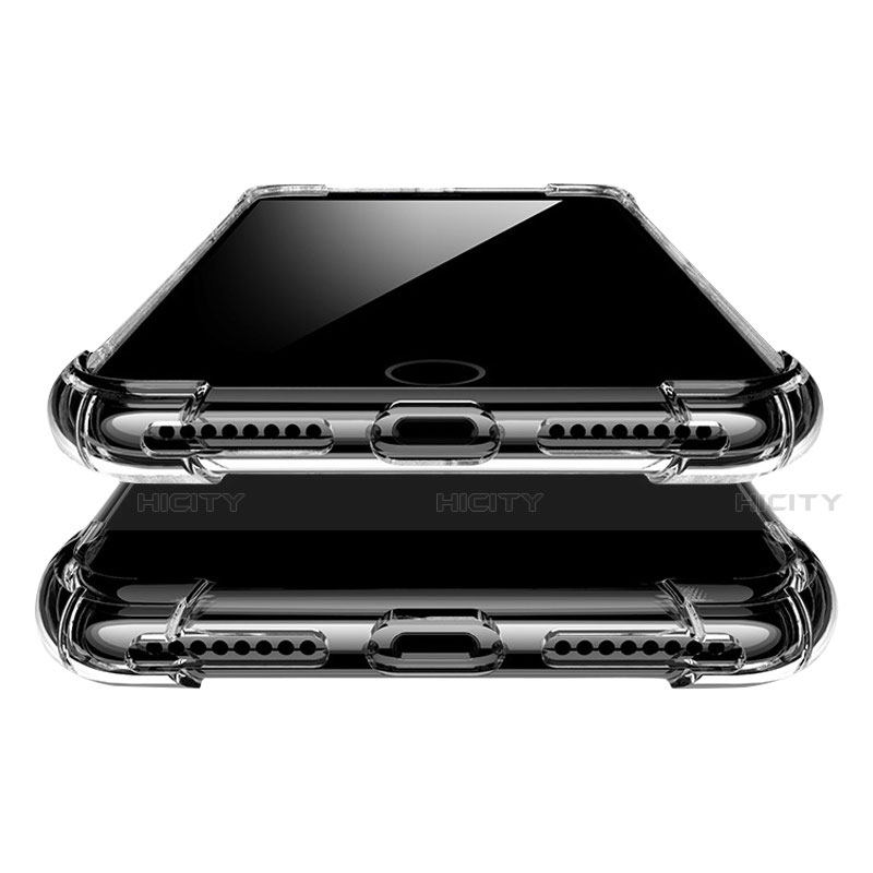 Silikon Hülle Handyhülle Ultra Dünn Schutzhülle Durchsichtig Transparent T02 für Apple iPhone SE (2020) Klar Plus