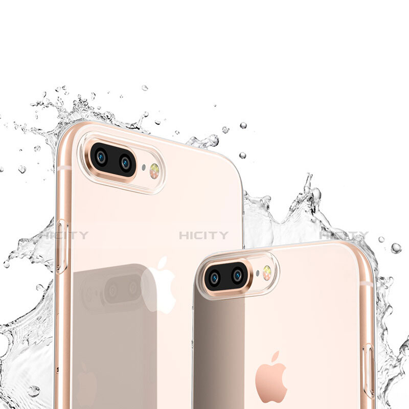Silikon Hülle Handyhülle Ultra Dünn Schutzhülle Durchsichtig Transparent T03 für Apple iPhone 7 Plus Klar Plus