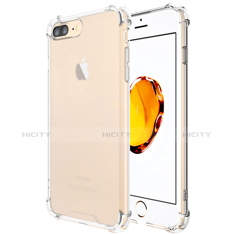 Silikon Hülle Handyhülle Ultra Dünn Schutzhülle Durchsichtig Transparent T05 für Apple iPhone 8 Plus Klar