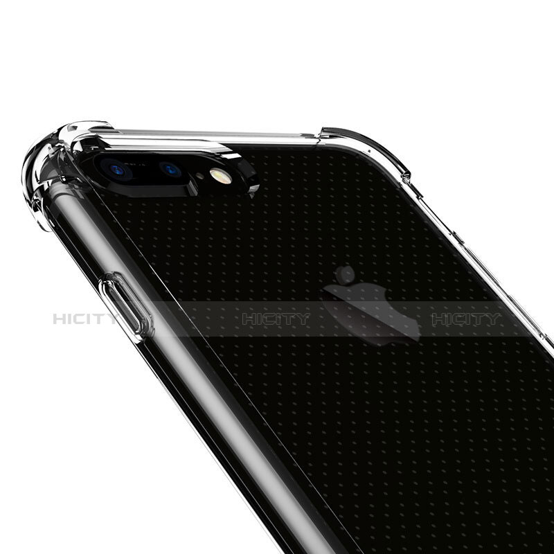 Silikon Hülle Handyhülle Ultra Dünn Schutzhülle Durchsichtig Transparent T06 für Apple iPhone 7 Plus Klar Plus