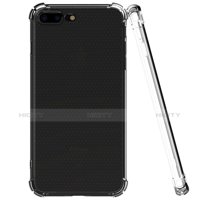 Silikon Hülle Handyhülle Ultra Dünn Schutzhülle Durchsichtig Transparent T07 für Apple iPhone 8 Plus Klar