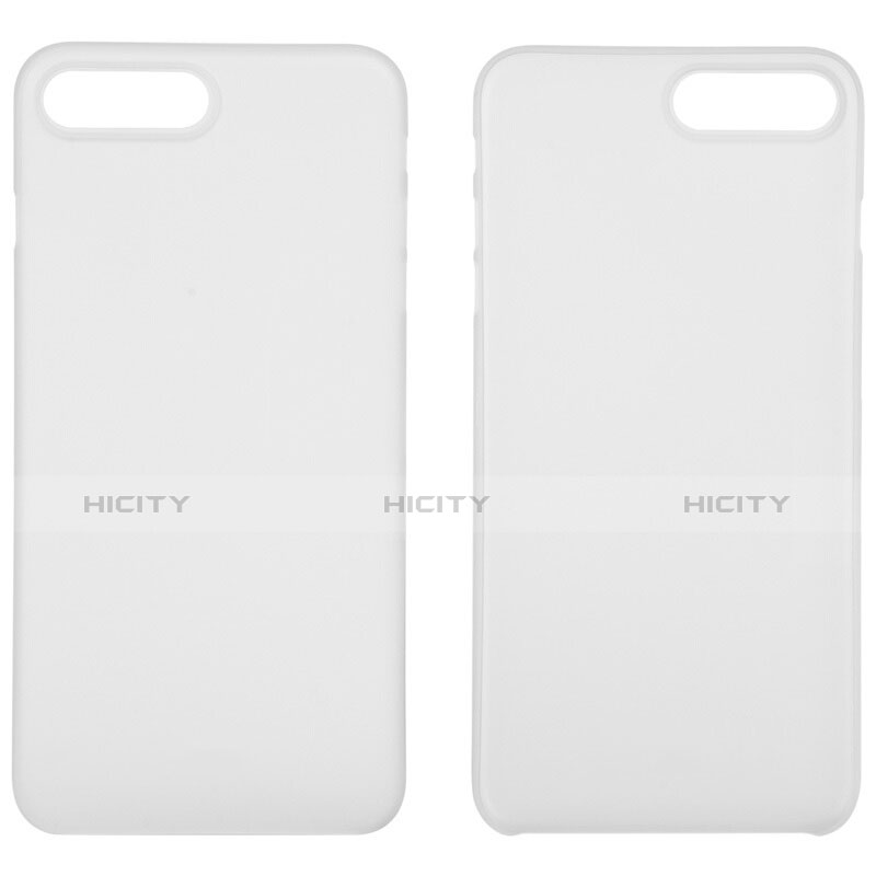 Silikon Hülle Handyhülle Ultra Dünn Schutzhülle Durchsichtig Transparent T11 für Apple iPhone 8 Plus Weiß