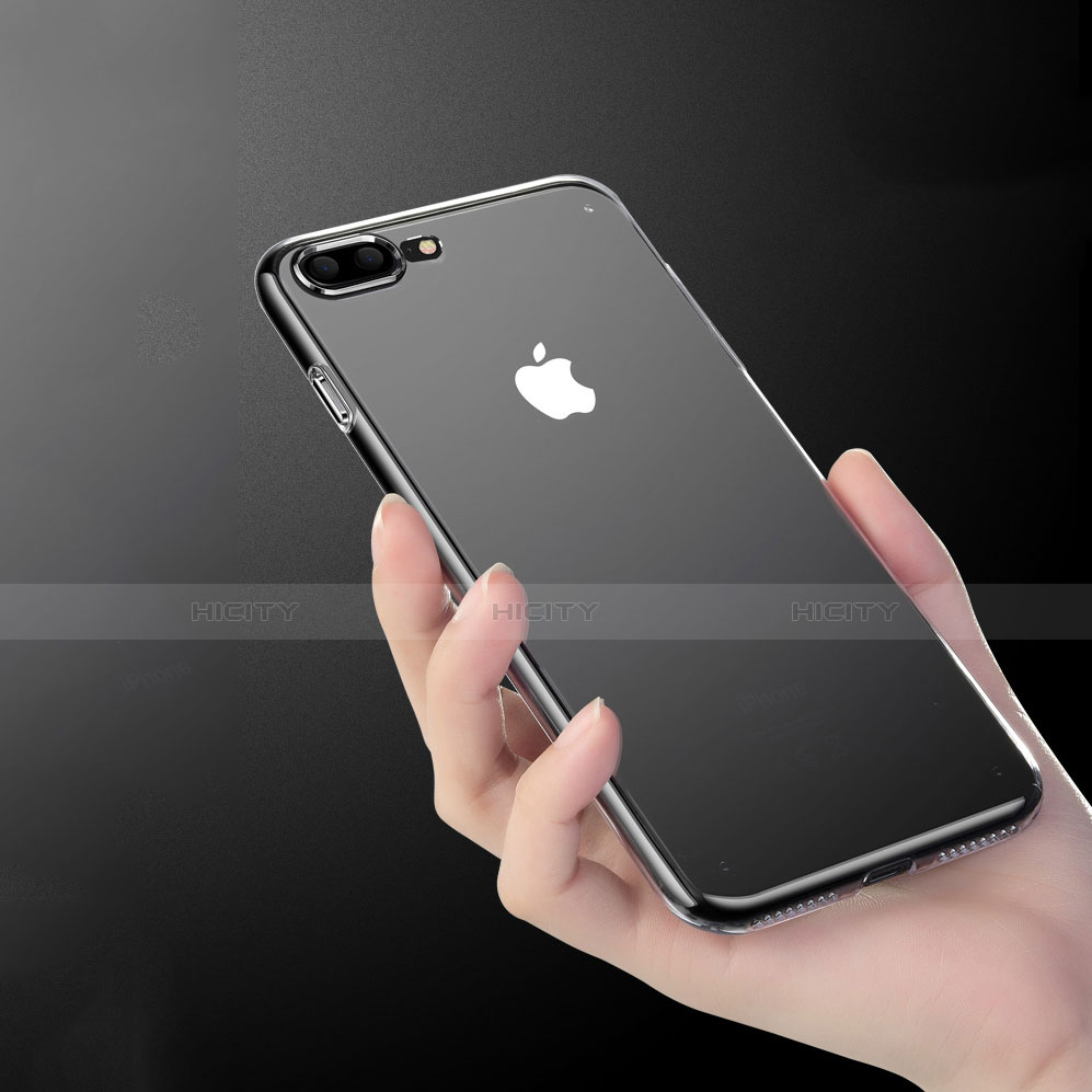 Silikon Hülle Handyhülle Ultra Dünn Schutzhülle Durchsichtig Transparent T20 für Apple iPhone 8 Plus Klar
