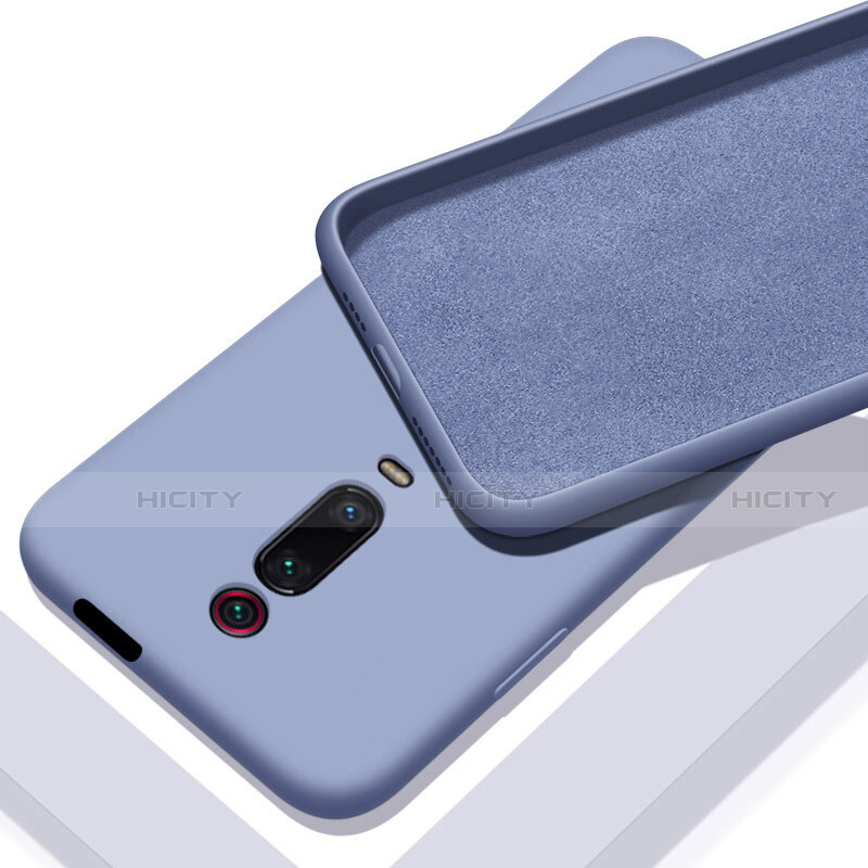 Silikon Hülle Handyhülle Ultra Dünn Schutzhülle Flexible 360 Grad Ganzkörper Tasche C02 für Xiaomi Mi 9T Violett