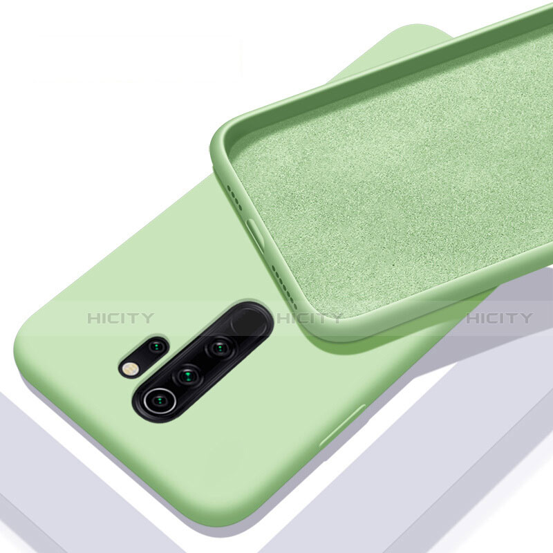Silikon Hülle Handyhülle Ultra Dünn Schutzhülle Flexible 360 Grad Ganzkörper Tasche C02 für Xiaomi Redmi Note 8 Pro Grün