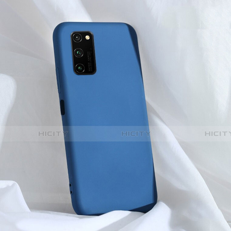 Silikon Hülle Handyhülle Ultra Dünn Schutzhülle Flexible 360 Grad Ganzkörper Tasche C03 für Huawei Honor View 30 5G Blau Plus