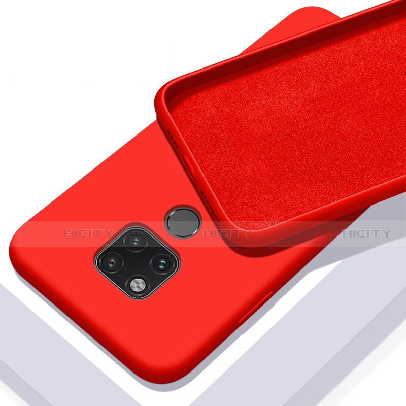 Silikon Hülle Handyhülle Ultra Dünn Schutzhülle Flexible 360 Grad Ganzkörper Tasche C03 für Huawei Mate 20 X 5G Rot Plus