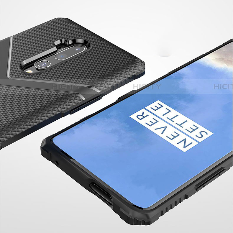 Silikon Hülle Handyhülle Ultra Dünn Schutzhülle Flexible 360 Grad Ganzkörper Tasche C03 für OnePlus 7T Pro