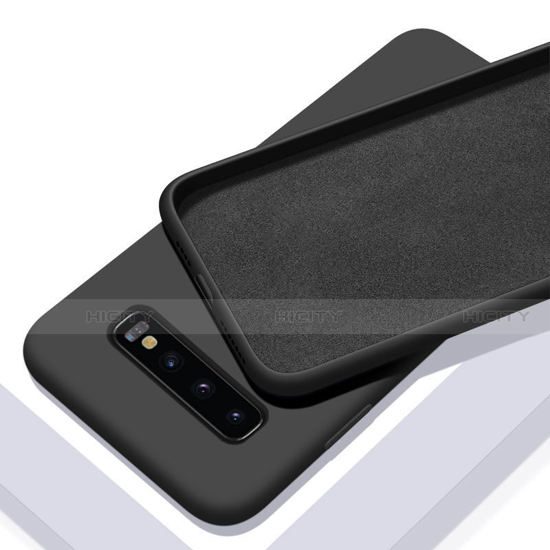 Silikon Hülle Handyhülle Ultra Dünn Schutzhülle Flexible 360 Grad Ganzkörper Tasche C03 für Samsung Galaxy S10