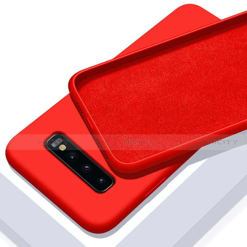 Silikon Hülle Handyhülle Ultra Dünn Schutzhülle Flexible 360 Grad Ganzkörper Tasche C03 für Samsung Galaxy S10