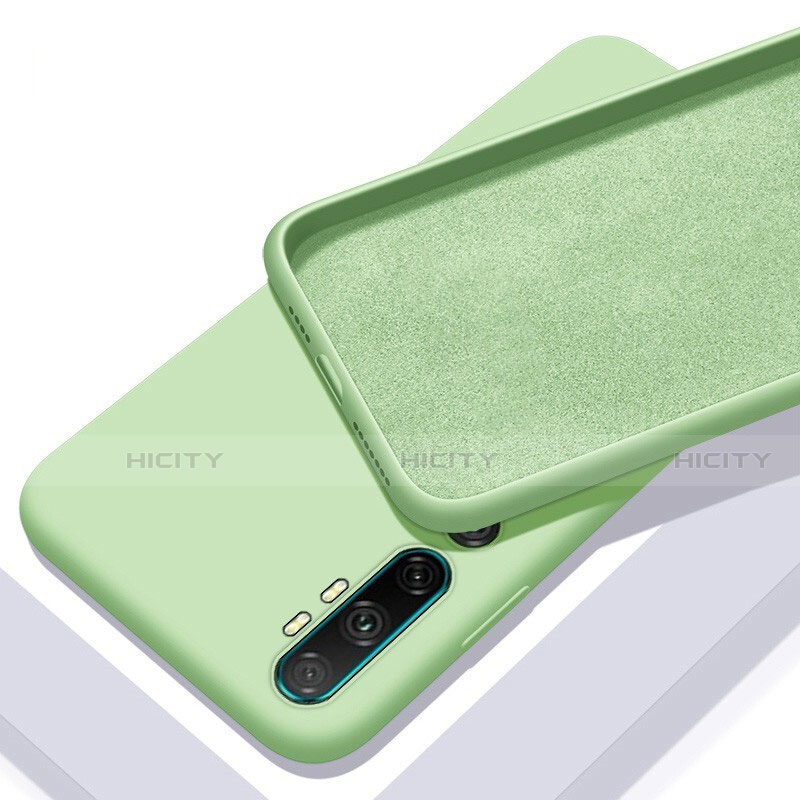 Silikon Hülle Handyhülle Ultra Dünn Schutzhülle Flexible 360 Grad Ganzkörper Tasche C03 für Xiaomi Mi Note 10 Grün