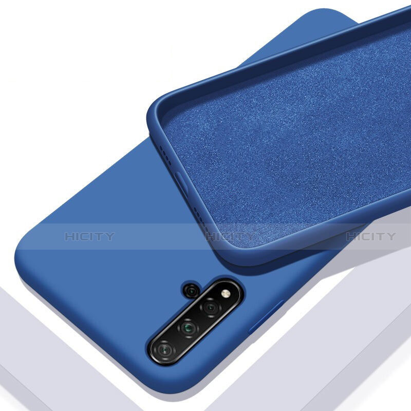 Silikon Hülle Handyhülle Ultra Dünn Schutzhülle Flexible 360 Grad Ganzkörper Tasche C04 für Huawei Nova 5 Pro Blau