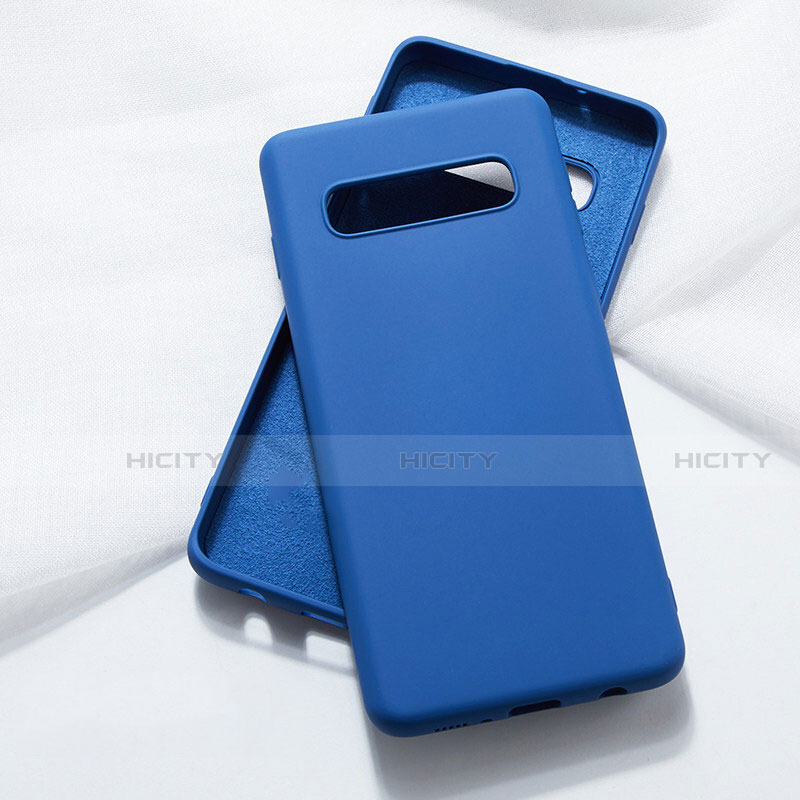 Silikon Hülle Handyhülle Ultra Dünn Schutzhülle Flexible 360 Grad Ganzkörper Tasche C05 für Samsung Galaxy S10 groß