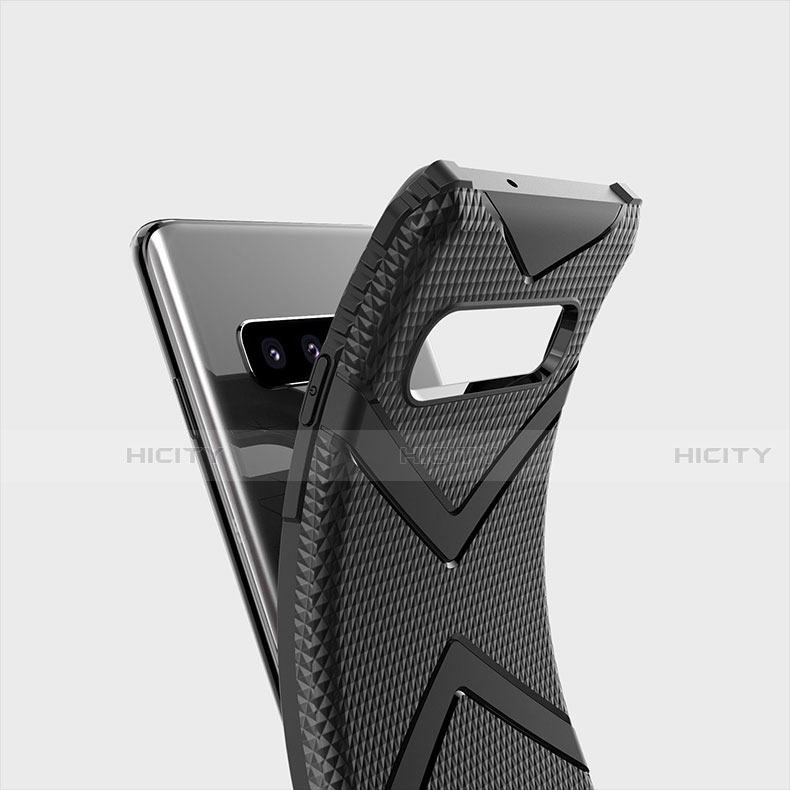 Silikon Hülle Handyhülle Ultra Dünn Schutzhülle Flexible 360 Grad Ganzkörper Tasche C06 für Samsung Galaxy S10