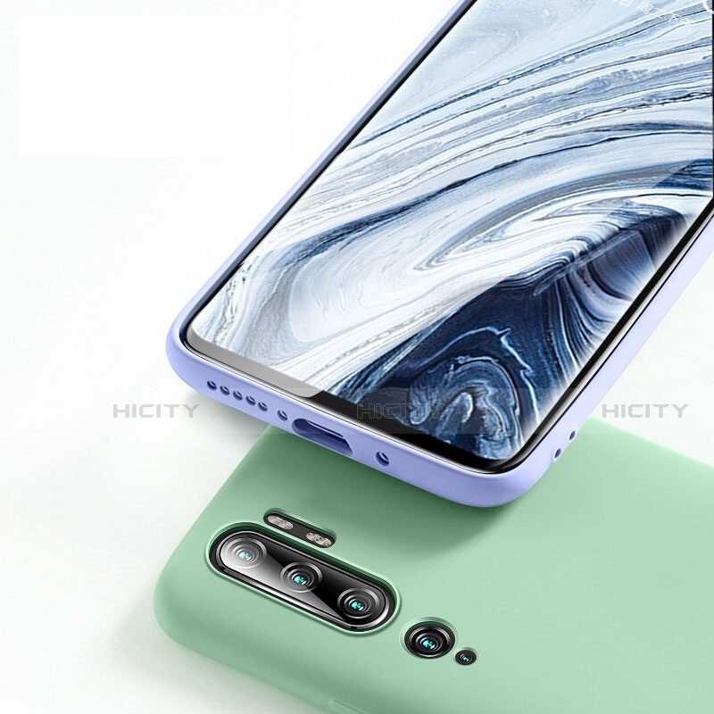 Silikon Hülle Handyhülle Ultra Dünn Schutzhülle Flexible 360 Grad Ganzkörper Tasche C08 für Xiaomi Mi Note 10 groß