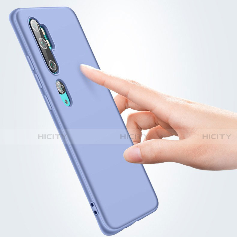 Silikon Hülle Handyhülle Ultra Dünn Schutzhülle Flexible Tasche C01 für Xiaomi Mi Note 10 groß