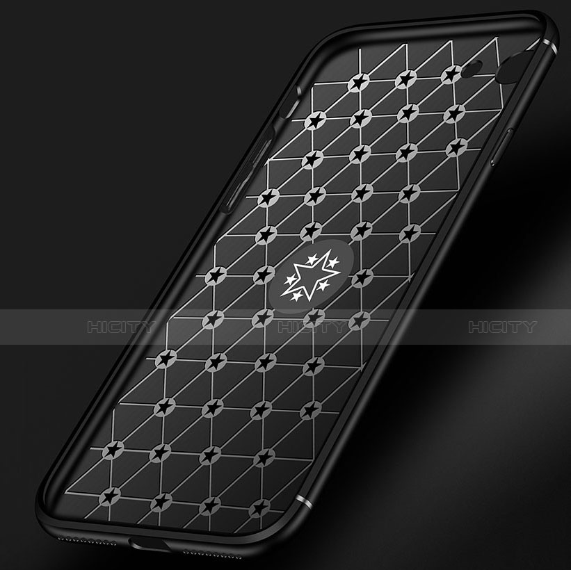 Silikon Hülle Handyhülle Ultra Dünn Schutzhülle Flexible Tasche Silikon mit Magnetisch Fingerring Ständer T02 für Xiaomi Mi Note 10 Pro