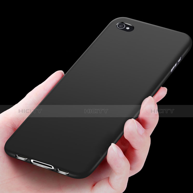 Silikon Hülle Handyhülle Ultra Dünn Schutzhülle für Apple iPhone 4 Schwarz