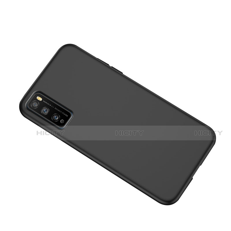 Silikon Hülle Handyhülle Ultra Dünn Schutzhülle für Huawei Enjoy 20 Pro 5G Schwarz