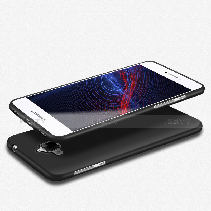 Silikon Hülle Handyhülle Ultra Dünn Schutzhülle für Huawei Enjoy 5 Schwarz groß
