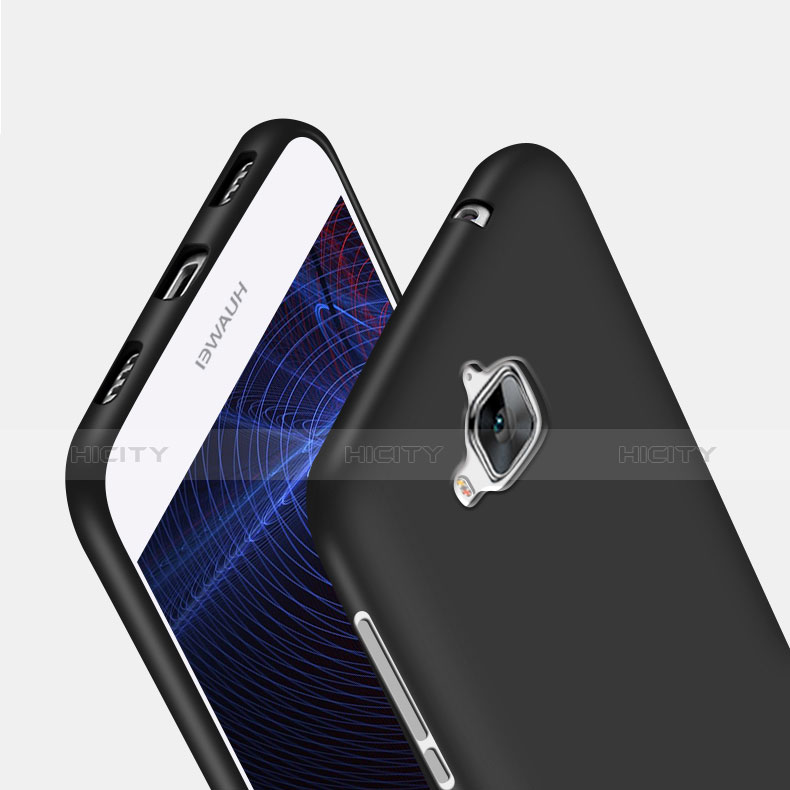 Silikon Hülle Handyhülle Ultra Dünn Schutzhülle für Huawei Enjoy 5 Schwarz groß