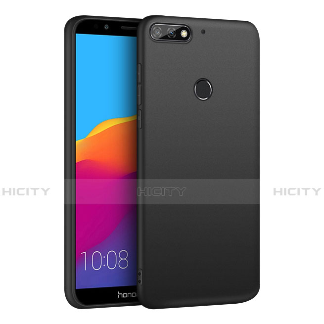 Silikon Hülle Handyhülle Ultra Dünn Schutzhülle für Huawei Enjoy 8 Schwarz groß
