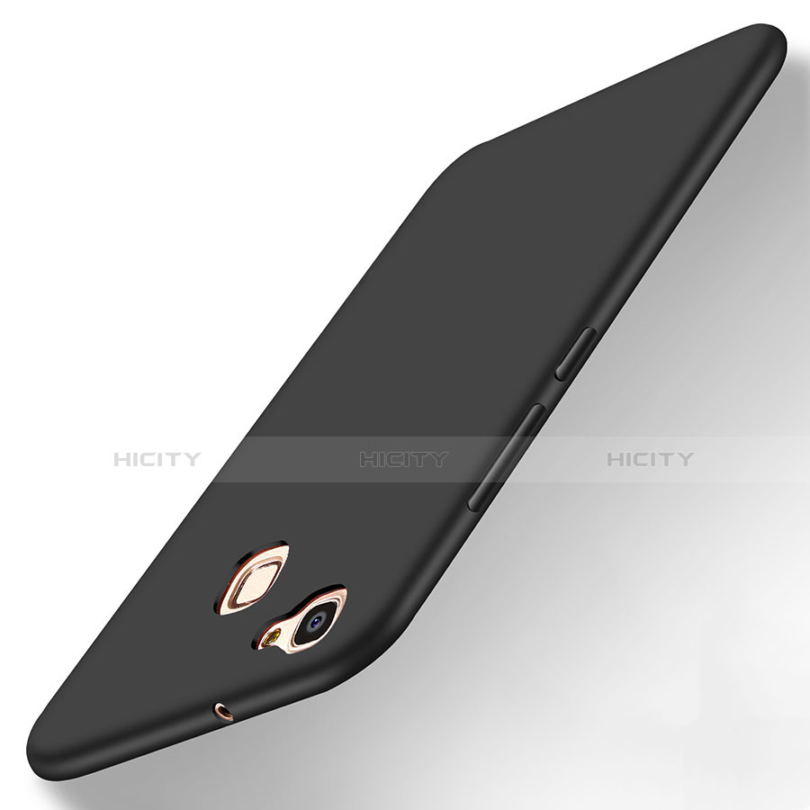 Silikon Hülle Handyhülle Ultra Dünn Schutzhülle für Huawei G8 Mini Schwarz groß