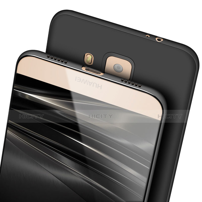 Silikon Hülle Handyhülle Ultra Dünn Schutzhülle für Huawei G9 Plus Schwarz Plus