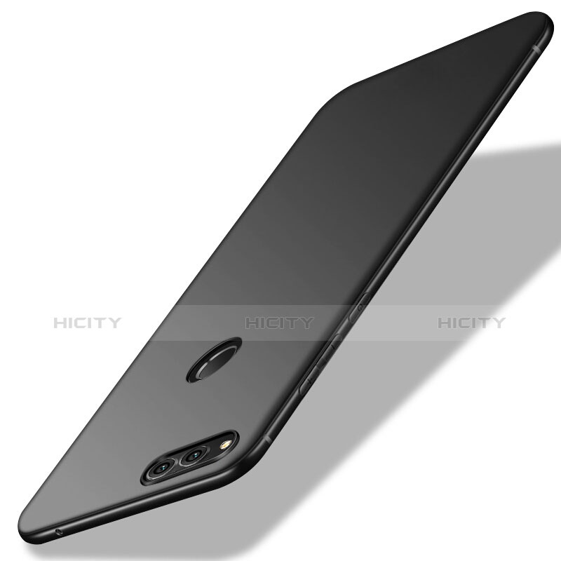 Silikon Hülle Handyhülle Ultra Dünn Schutzhülle für Huawei Honor 7X Schwarz Plus