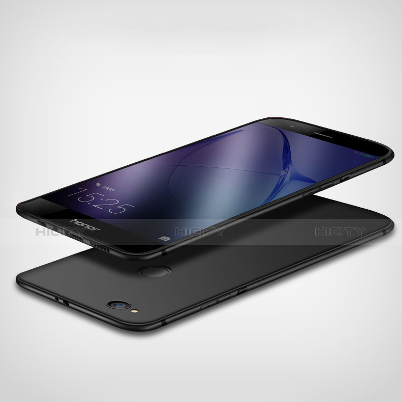 Silikon Hülle Handyhülle Ultra Dünn Schutzhülle für Huawei Honor 8 Lite Schwarz