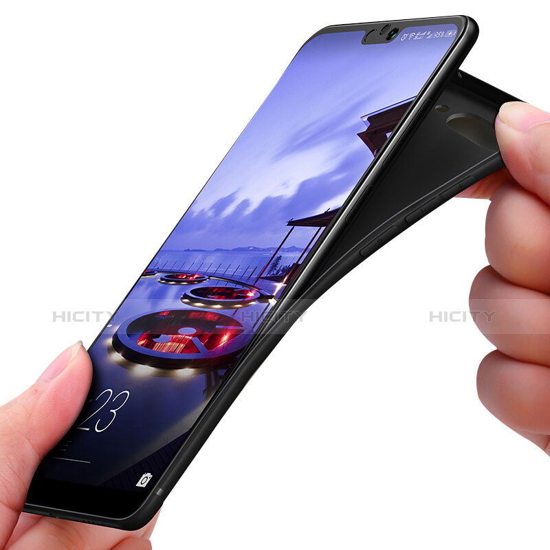 Silikon Hülle Handyhülle Ultra Dünn Schutzhülle für Huawei Honor 9i Schwarz