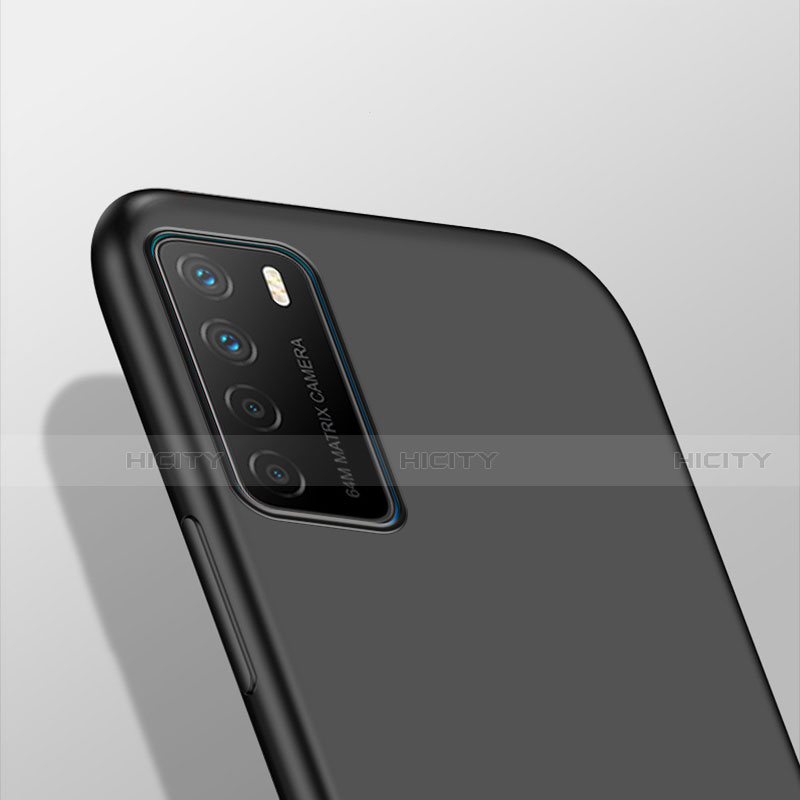 Silikon Hülle Handyhülle Ultra Dünn Schutzhülle für Huawei Honor Play4 5G Schwarz