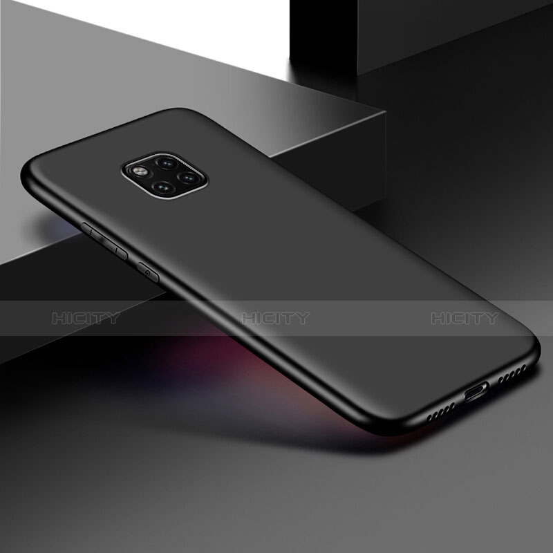 Silikon Hülle Handyhülle Ultra Dünn Schutzhülle für Huawei Mate 20 RS Schwarz groß