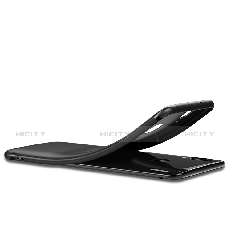Silikon Hülle Handyhülle Ultra Dünn Schutzhülle für Huawei Nova 3 Schwarz groß