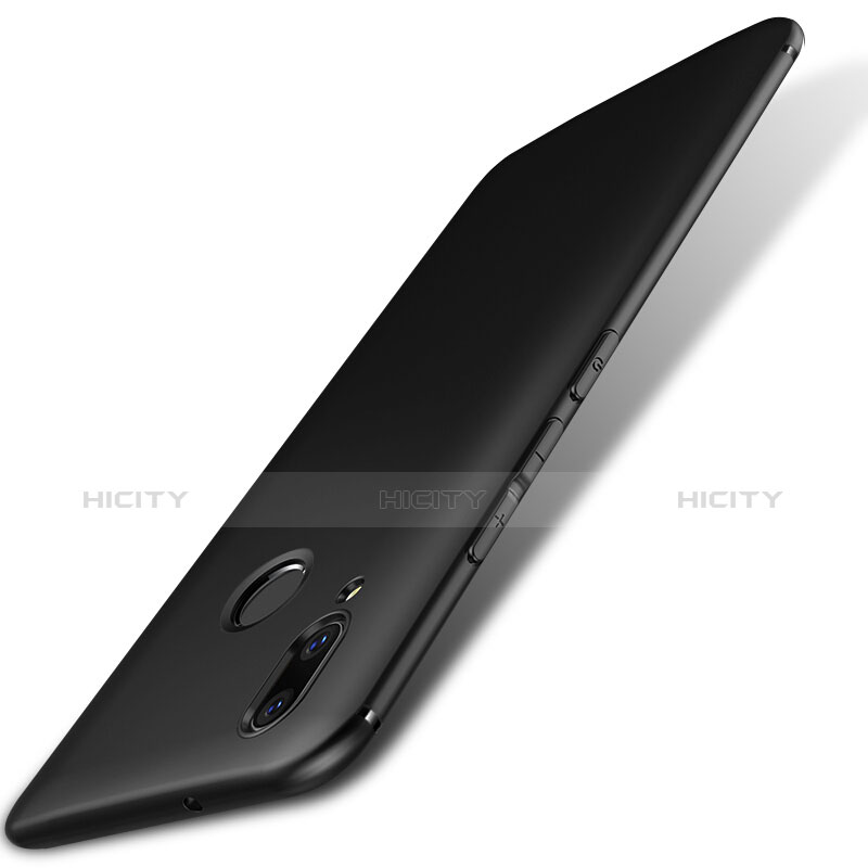 Silikon Hülle Handyhülle Ultra Dünn Schutzhülle für Huawei Nova 3 Schwarz groß