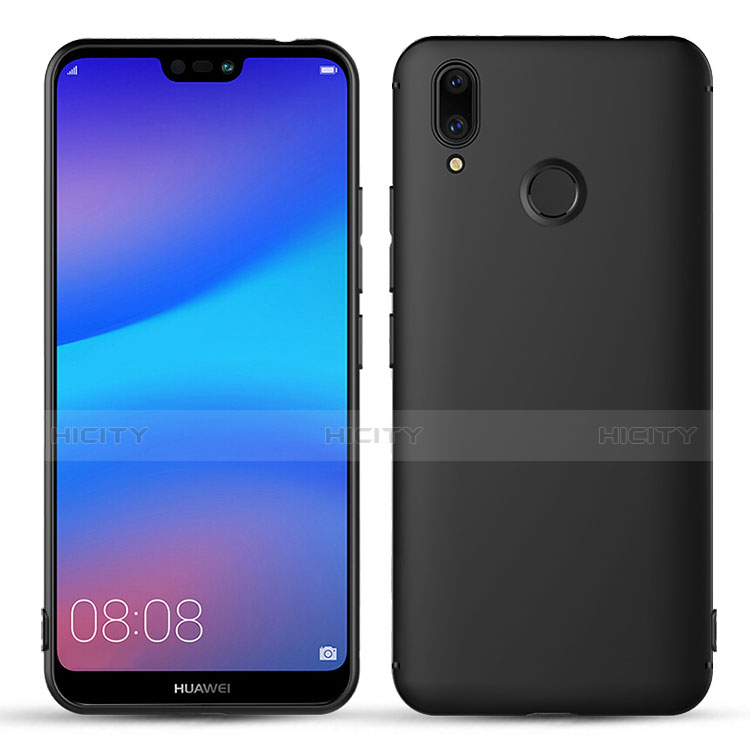 Silikon Hülle Handyhülle Ultra Dünn Schutzhülle für Huawei Nova 3 Schwarz groß