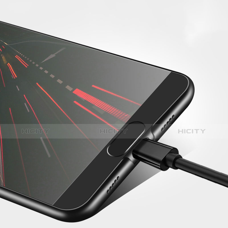 Silikon Hülle Handyhülle Ultra Dünn Schutzhülle für Huawei P20 Schwarz groß