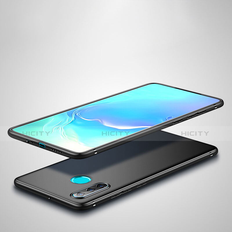 Silikon Hülle Handyhülle Ultra Dünn Schutzhülle für Huawei P30 Lite New Edition Schwarz